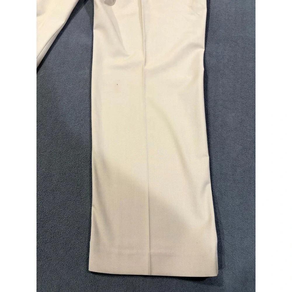 Axist Chino Pants Men 36x30 Beige Flat Front Mid Rise Straight Leg Slash Pockets